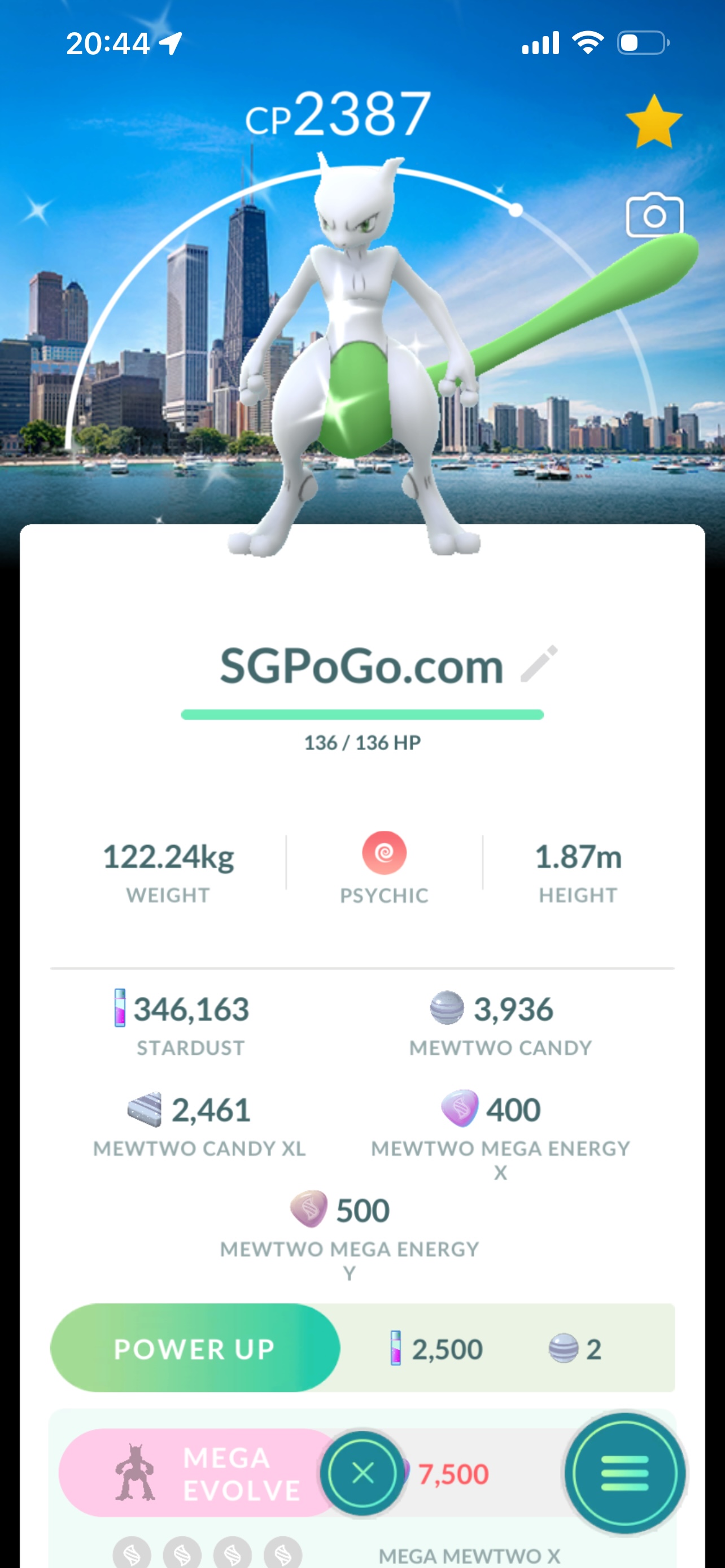 ✨Shiny Mewtwo Chicago Background✨Go Fest 2026✨
