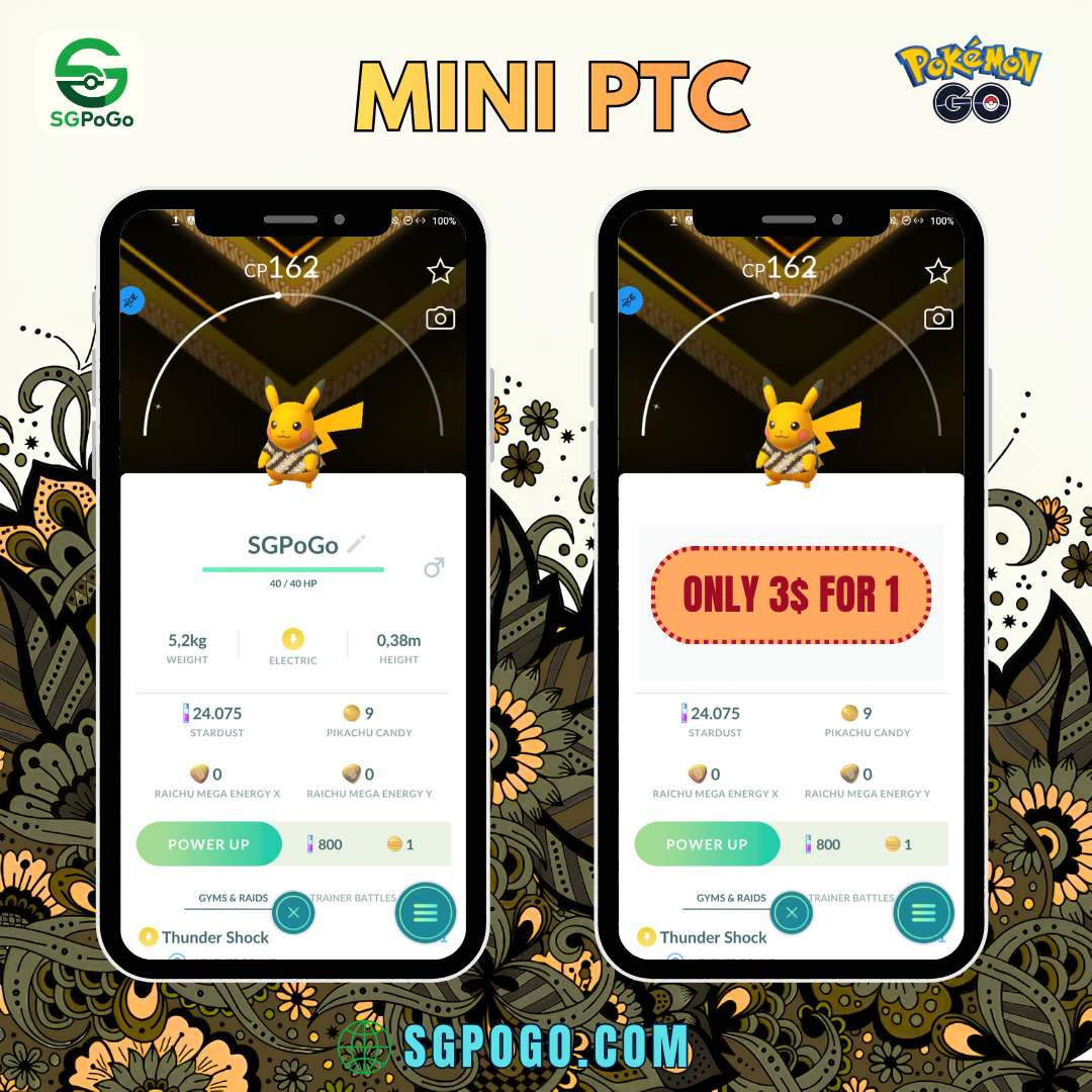 Shiny Pikachu Batik Shirt✨Special Background✨ - Mini PTC