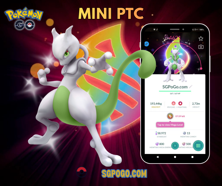 Shiny Mewtwo Mega Evolvution Background