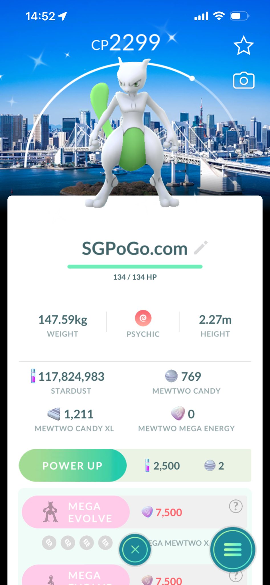 ✨Shiny Mewtwo Tokyo Japan Background✨Go Fest 2026✨