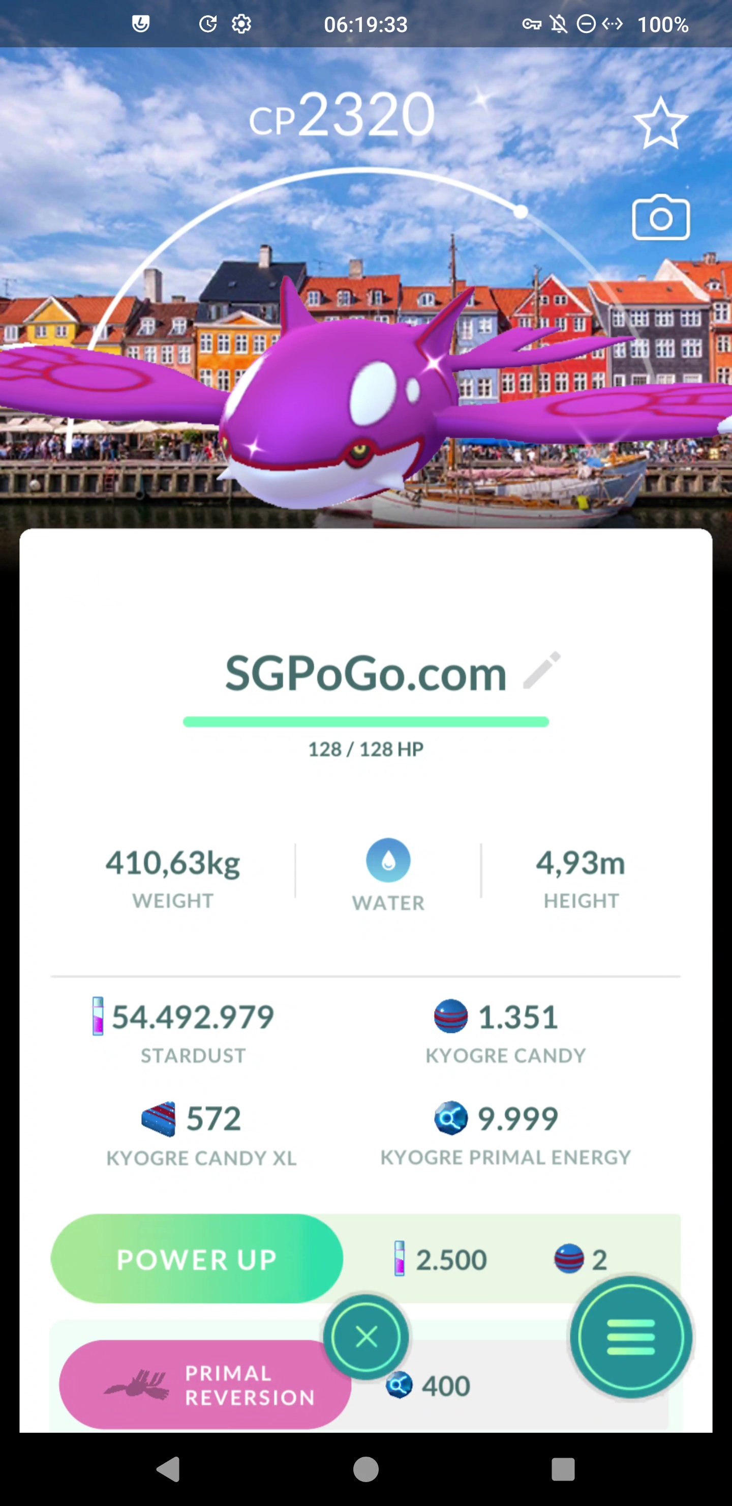 ✨Shiny Kyogre Copenhagen Background✨Go Fest 2026✨