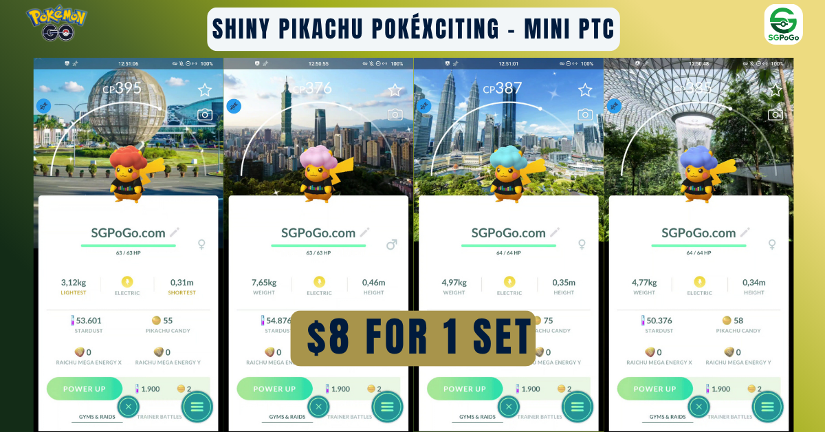 Shiny Pikachu — PokéXciting! Location Background