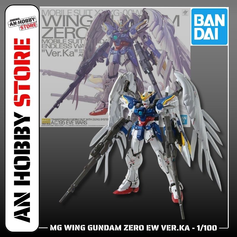 HÀNG CÓ SẴN] BANDAI Mô Hình Lắp Ráp MG 1/100 WING GUNDAM ZERO EW