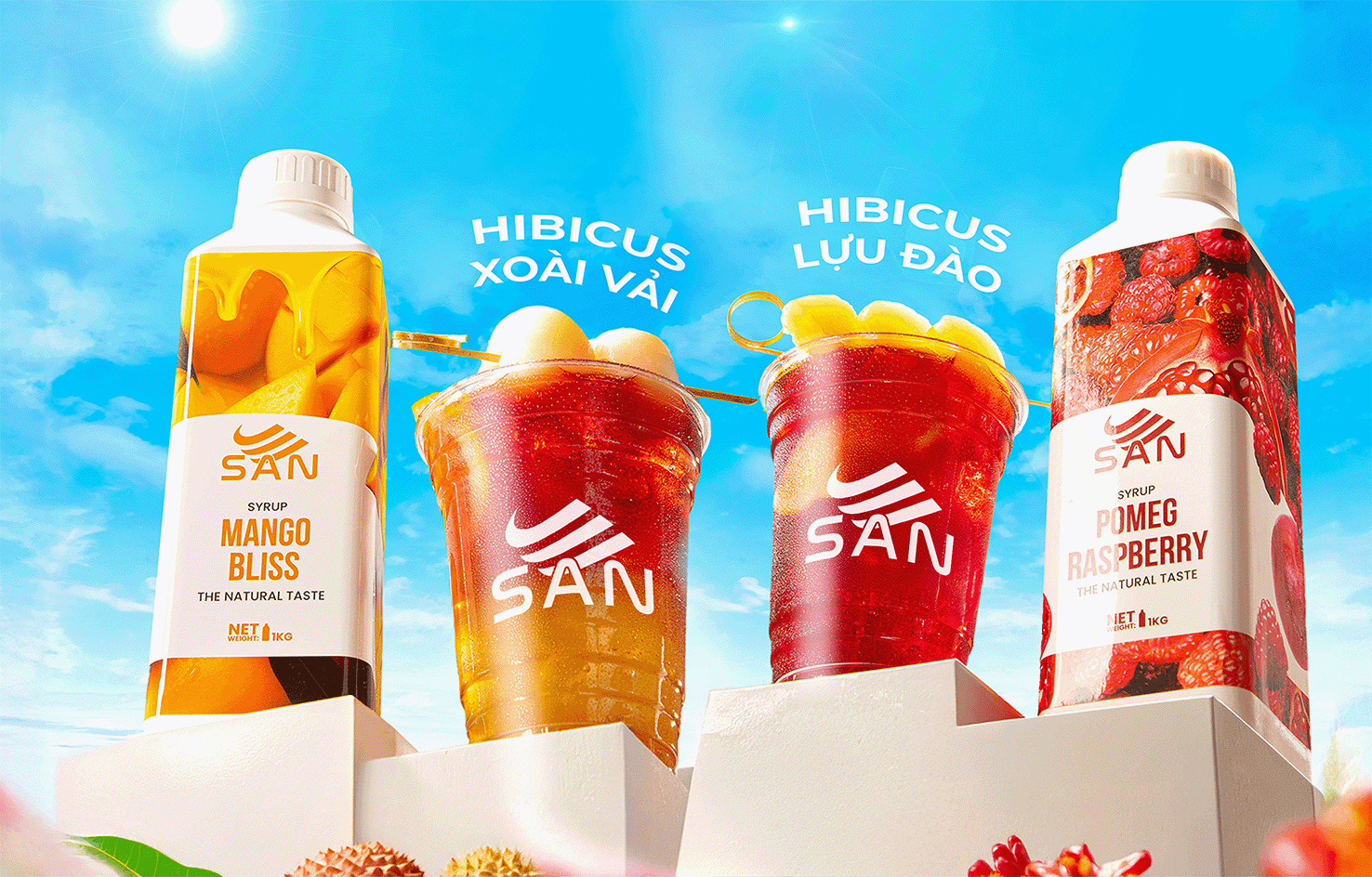 Chinh phục khách hàng cùng bí quyết pha chế từ Syrup San