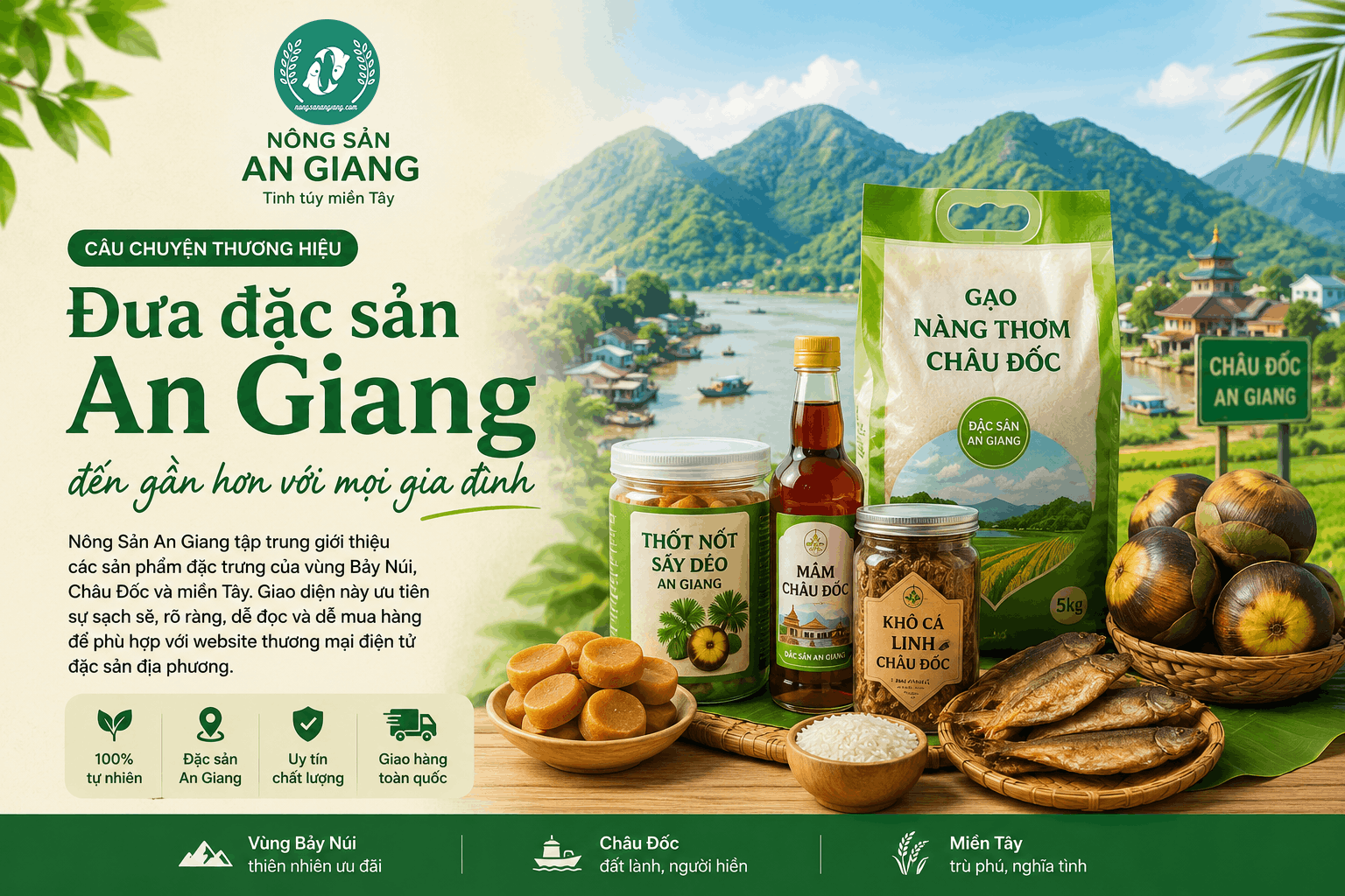 Đặc sản An Giang tươi ngon