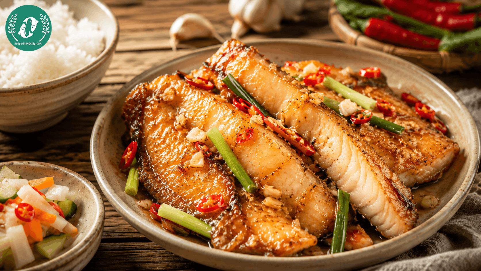 Khô Cá Tra Phi Lê 2 Nắng Dẻo Mềm, Béo Ngọt Chuẩn Miền Tây