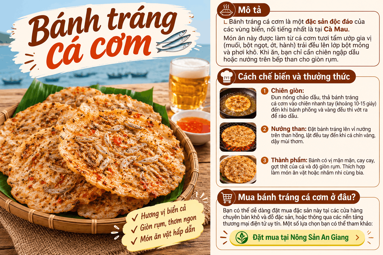 Mua Bánh Tráng Cá Cơm