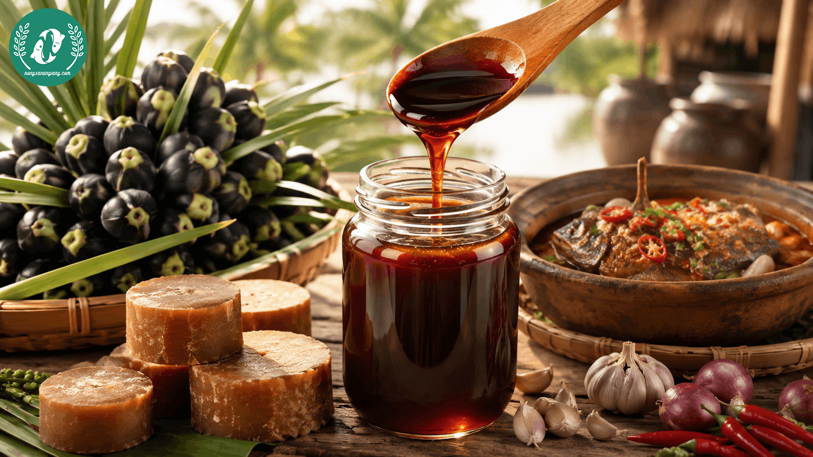 Nước Màu Thốt Nốt An Giang Nguyên Chất