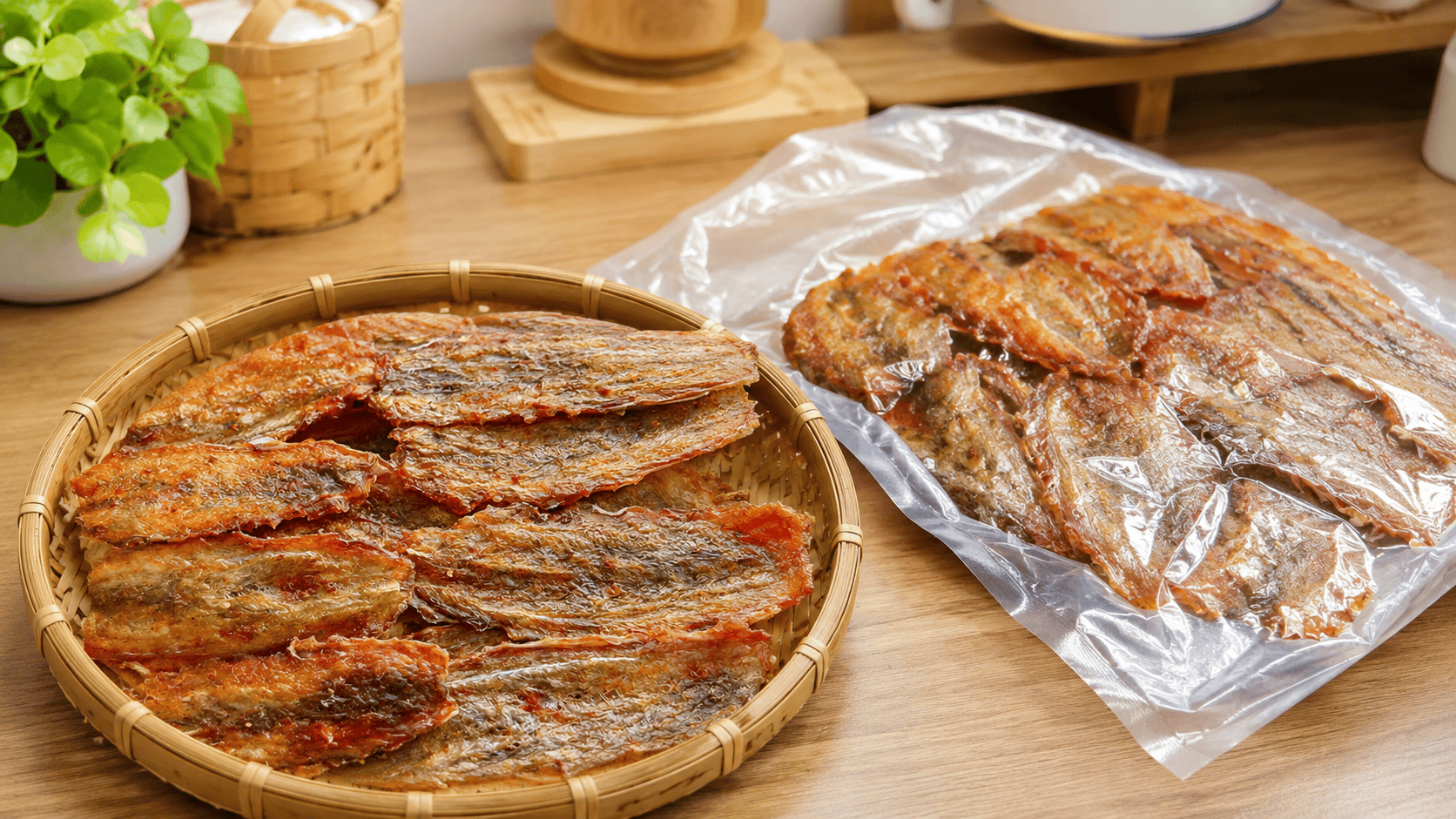 gỏi xoài khô cá mối