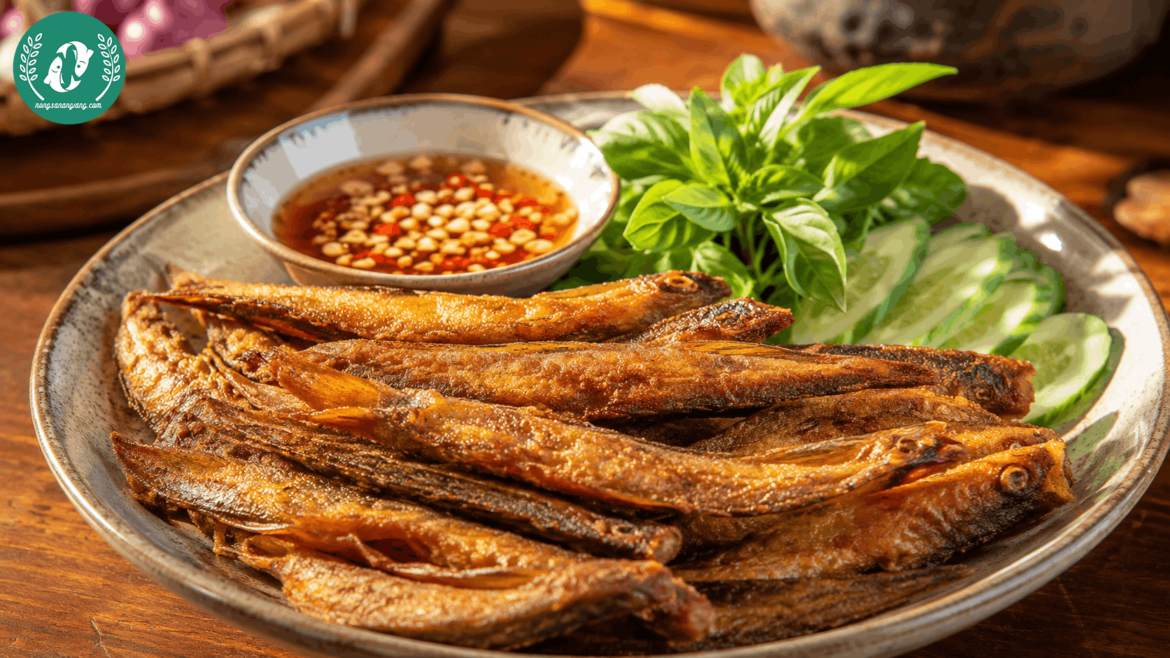 khô chạch chiên giòn