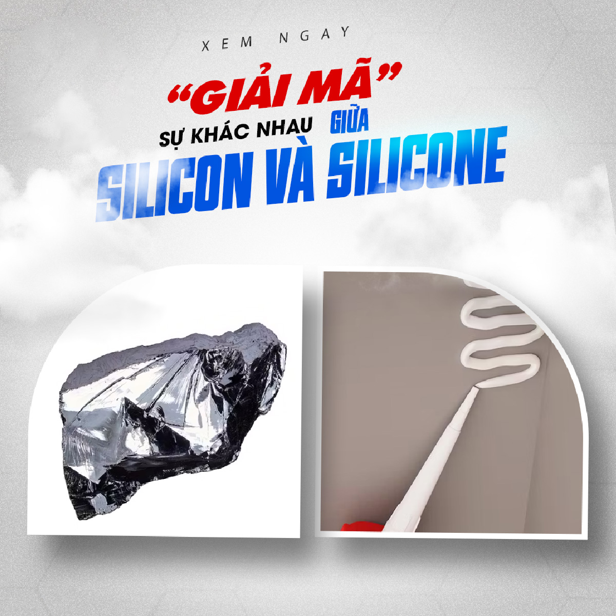 “GIẢI MÃ” SỰ KHÁC NHAU GIỮA SILICON VÀ SILICONE