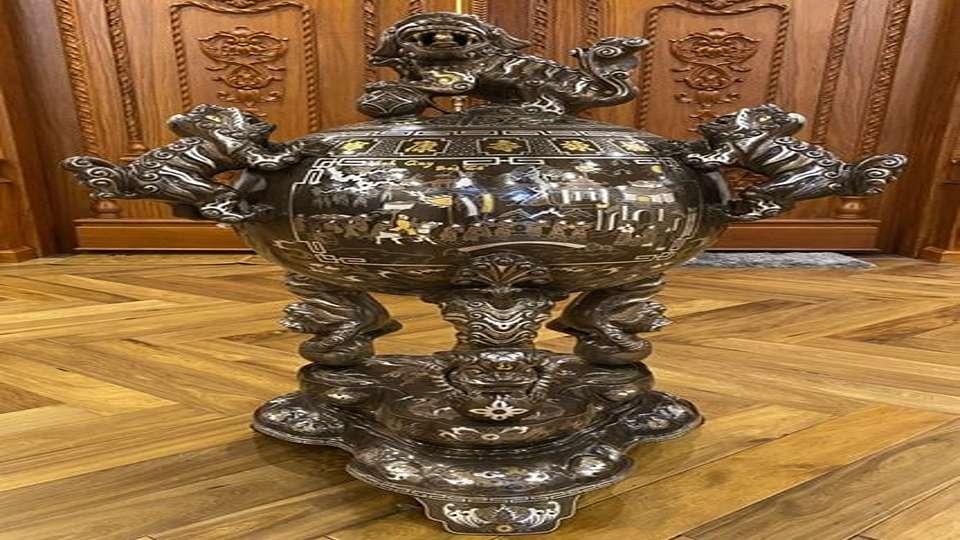 Đỉnh Đồng Thất Lân Vờn Cầu: Vật Phẩm Phong Thủy Đầy Quyền Lực Mang Đến Thành Công Và Phúc Lộc