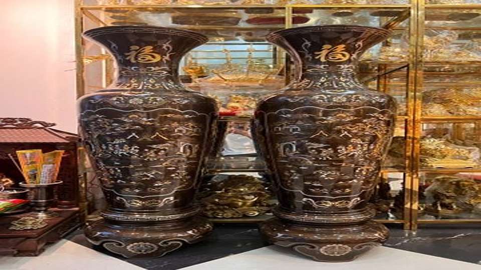 Khảm tam khí tinh xảo - Linh vật phong thủy nâng tầm không gian, vượng khí bền lâu