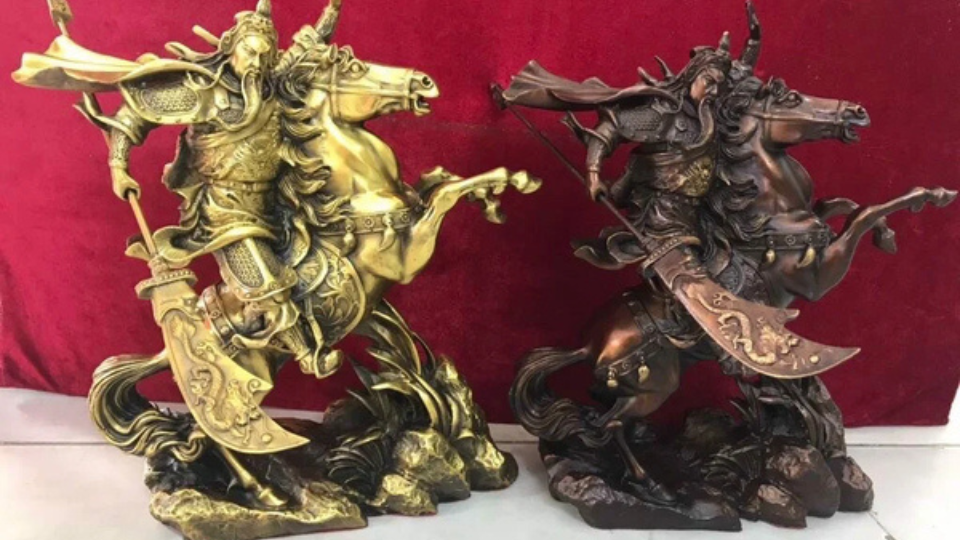 Hào Khí Trời Nam Của Tượng Quan Công Cưỡi Ngựa Bằng Đồng Và Sức Mạnh Phong Thủy