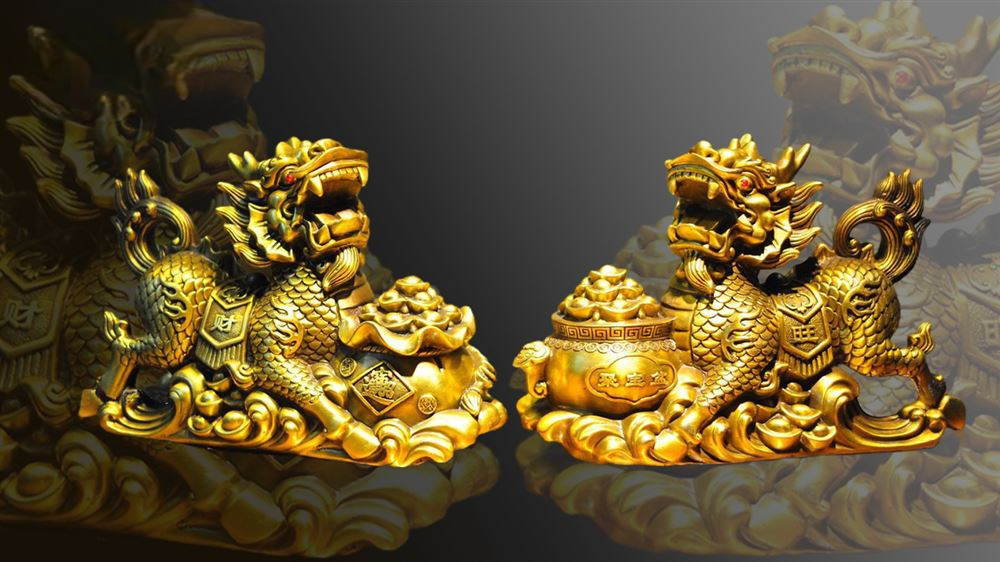 Tượng linh vật phong thủy bằng đồng in logo – Biểu tượng quyền uy, tài lộc khẳng định dấu ấn thương hiệu