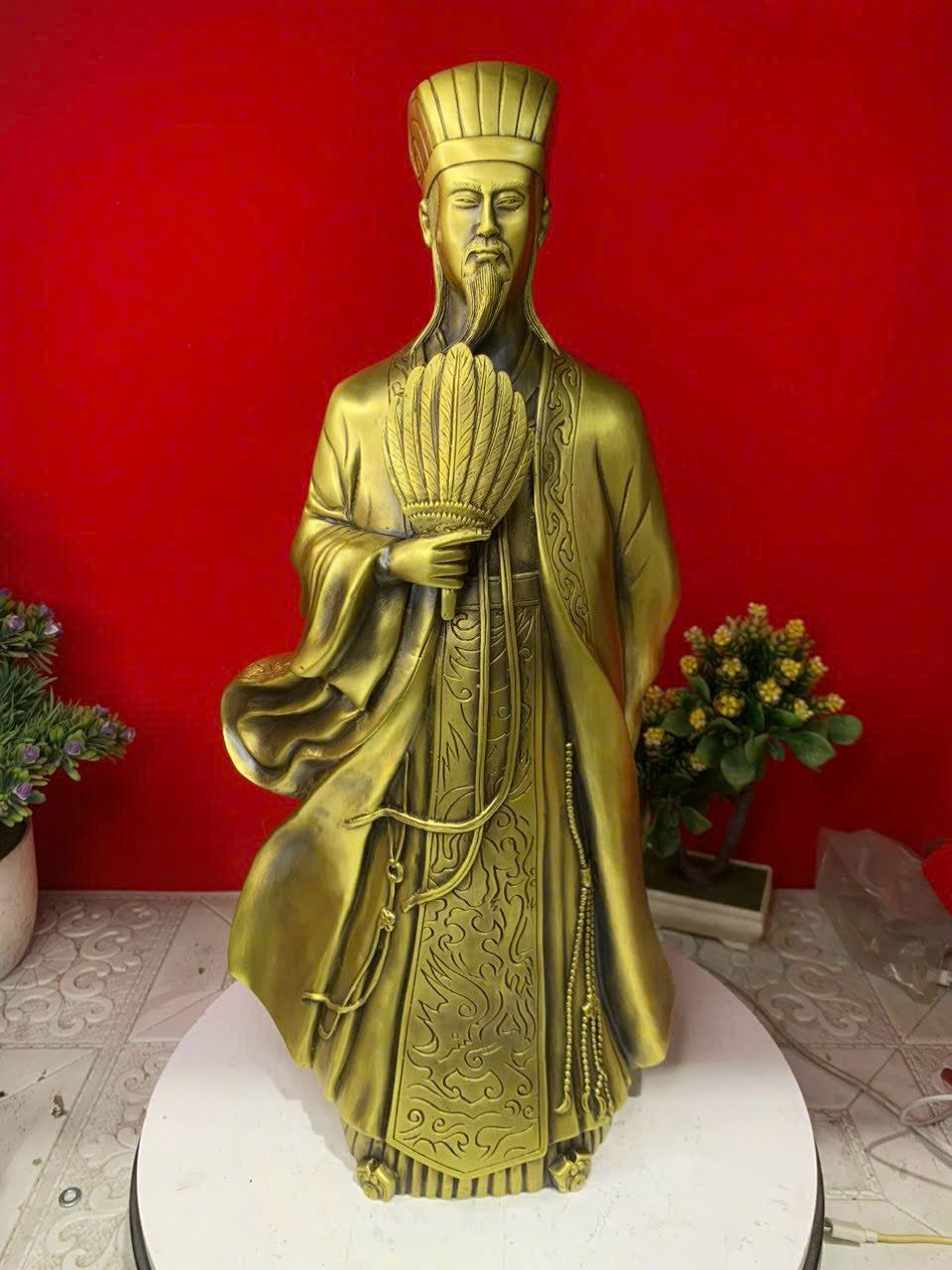 Tượng Đồng Gia Cát Lượng-Cửu Diệu Thiên