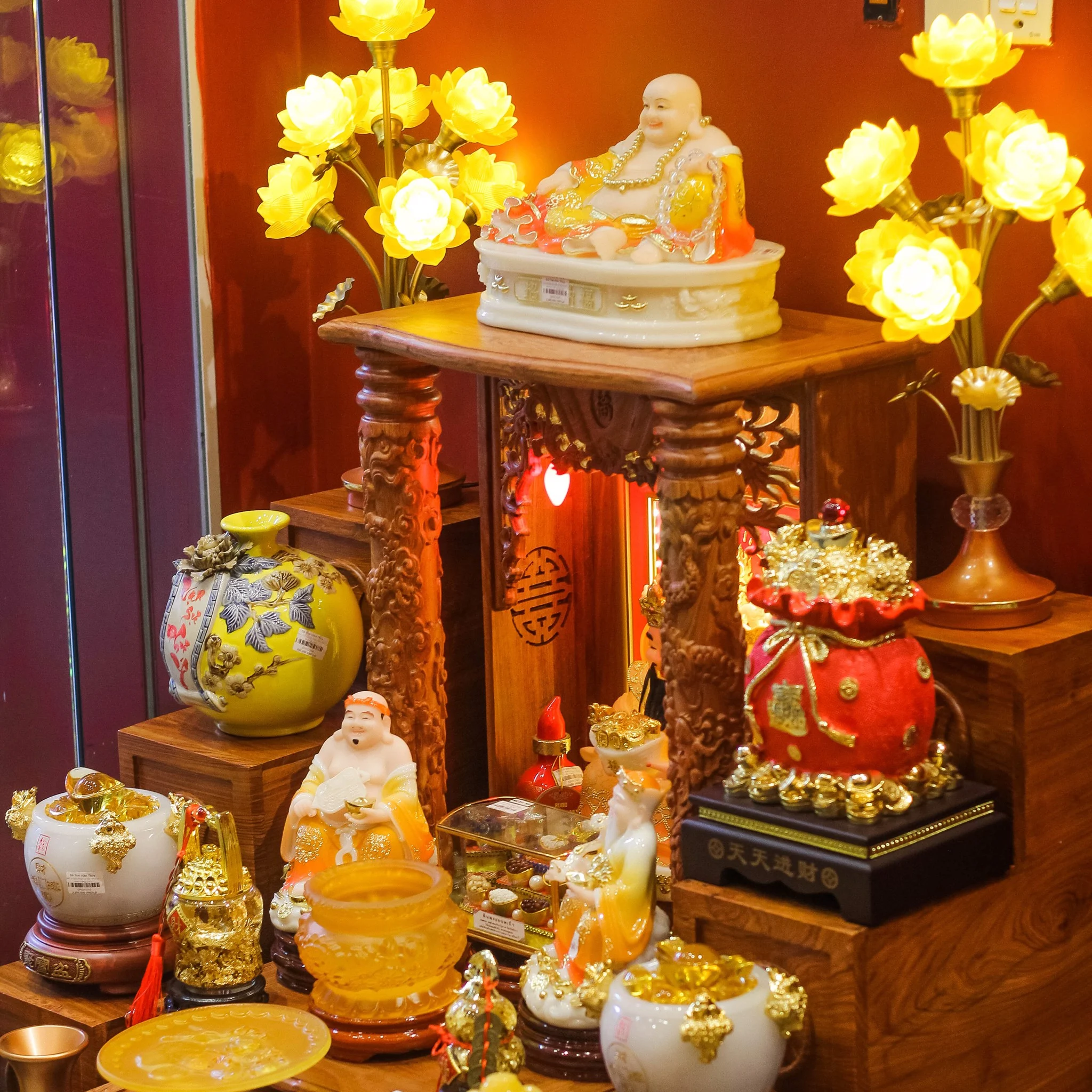 Bàn Thờ Thần Tài Đồng - Cửu Diệu Thiên