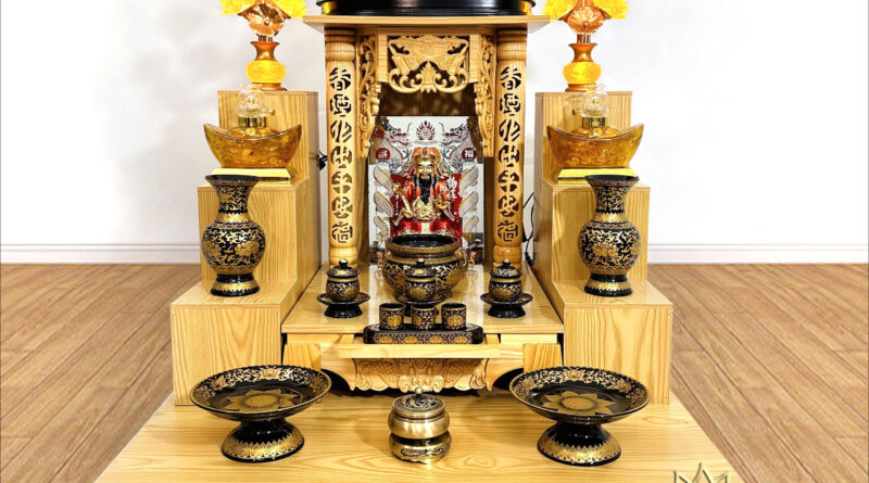 Bàn Thờ Thần Tài Bằng Đồng-Cửu Diệu Thiên