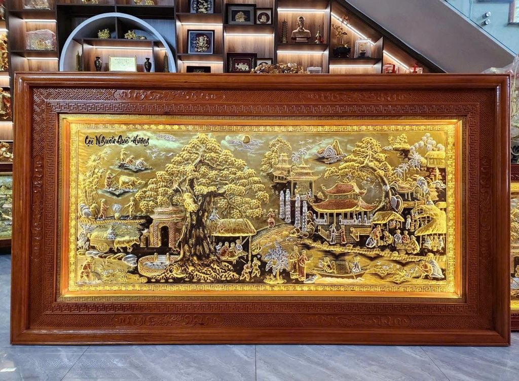 Ý Nghĩa Phong Thủy Của Tranh Bằng Đồng-Cửu Diệu Thiên