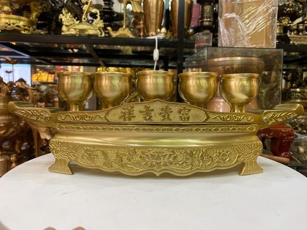  Chế Tác Bộ Chén Thờ Bằng Đồng: Quy Trình Công Phu-Cửu Diệu Thiên