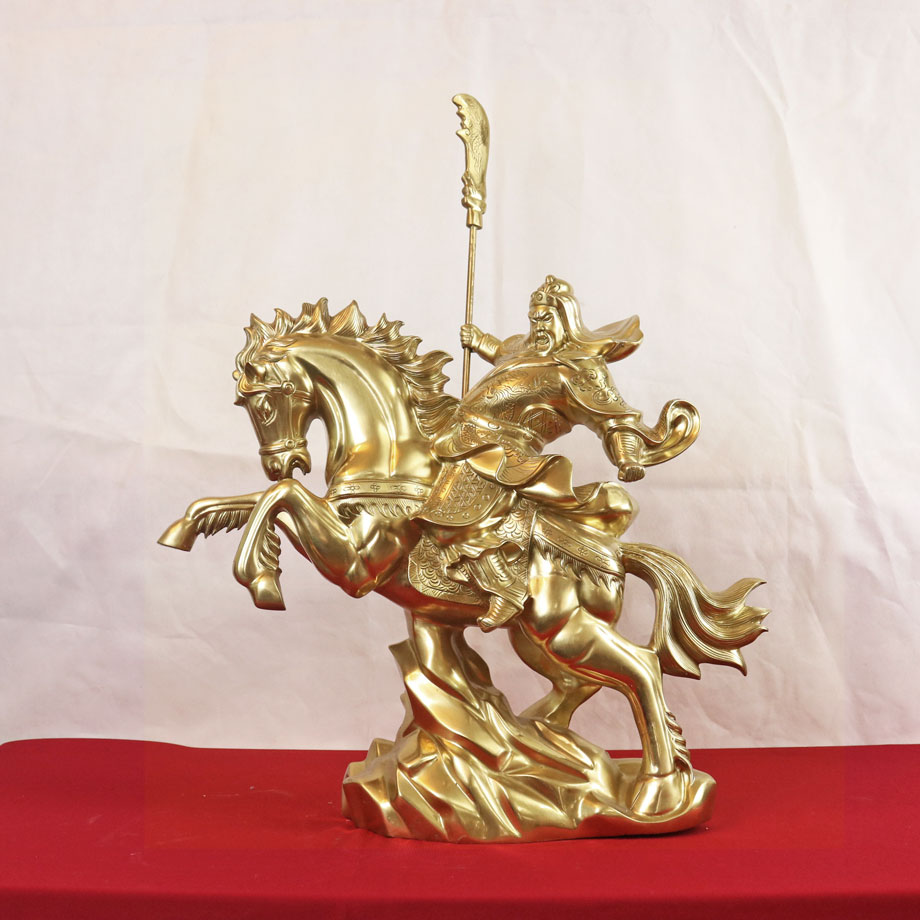 Sức Mạnh Phong Thủy Của Tượng Quan Công Cưỡi Ngựa Bằng Đồng-Cửu Diệu Thiên