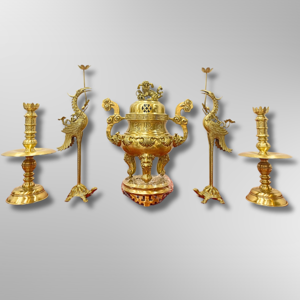 Ý Nghĩa Tâm Linh Của Đỉnh Đồng Khảm Ngũ Sắc-Cửu Diệu Thiên