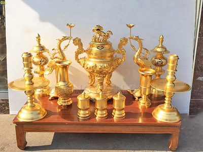 Đồ Đồng Thờ Cúng - Cửu Diệu Thiên 