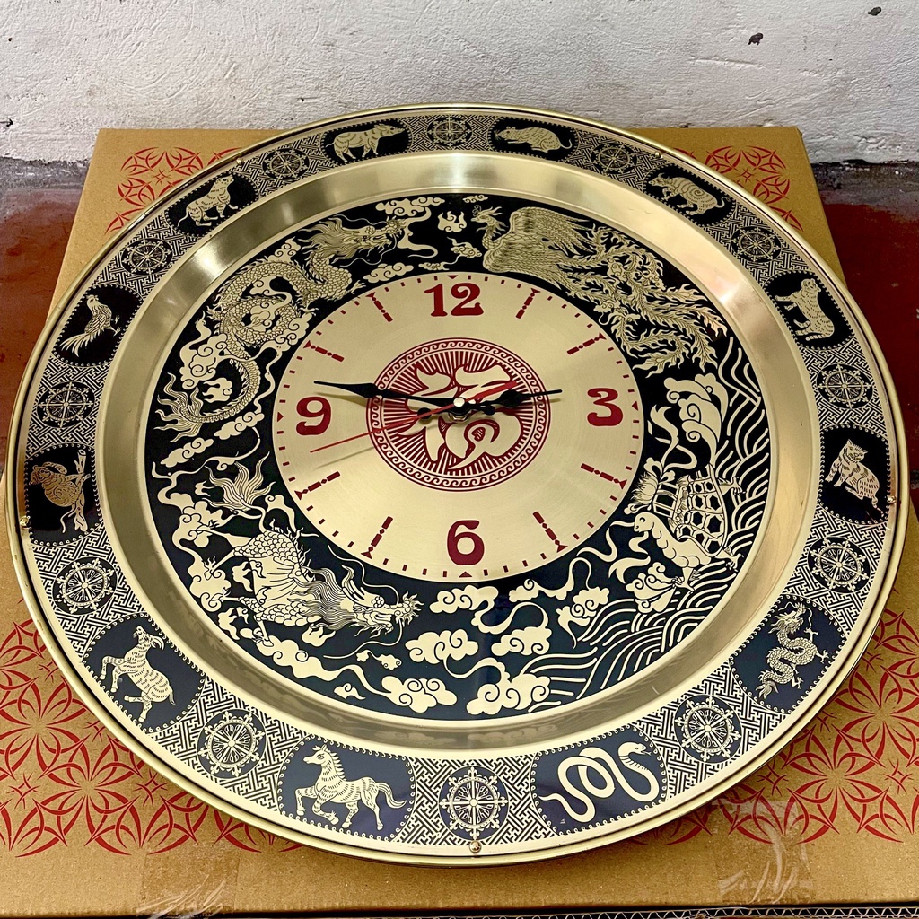 Tranh Đồng Hồ Bằng Đồng - Cửu Diệu Thiên