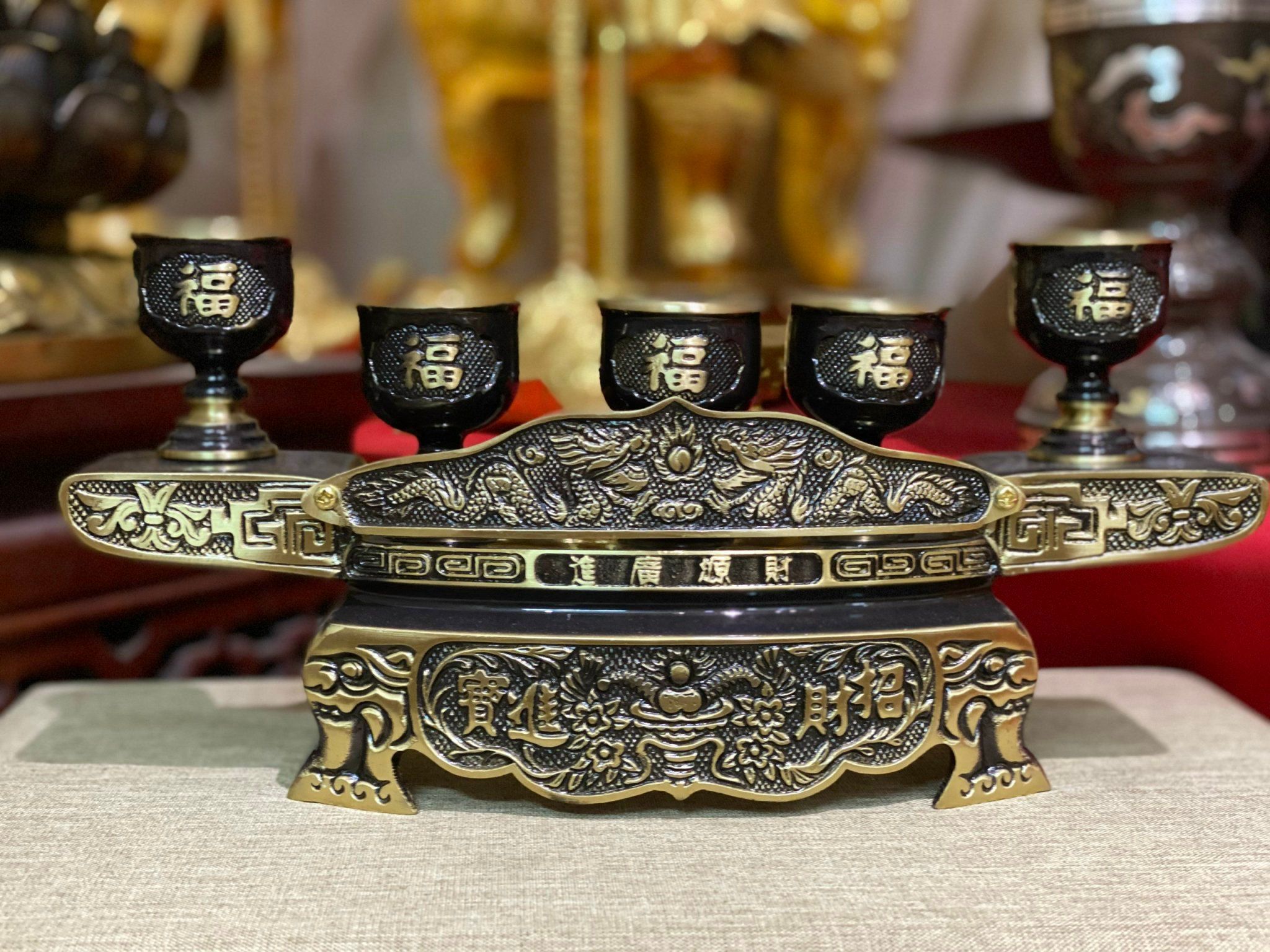 Chén Thờ Đồng-Cửu Diệu Thiên