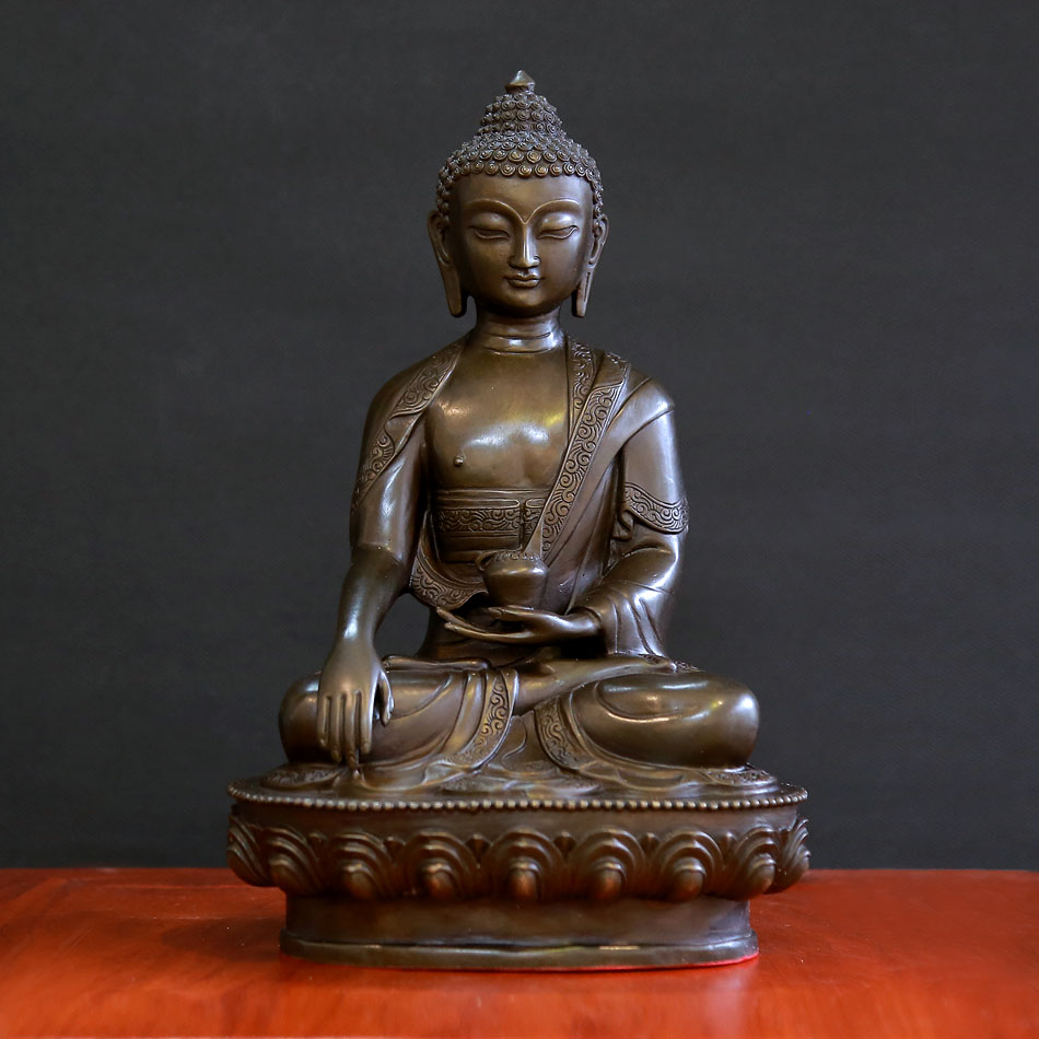 Tượng Phật Thích Ca Bằng Đồng - Cửu Diệu Thiên 