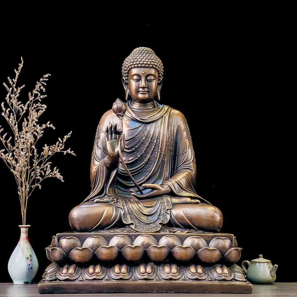 Tượng Phật Thích Ca Bằng Đồng - Cửu Diệu Thiên 