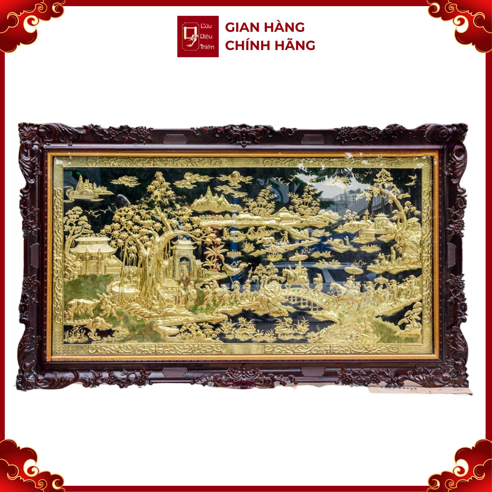 Tranh Vinh Quy Bái Tổ - Đồ Đồng Cao Cấp - Cửu Diệu Thiên - THN001