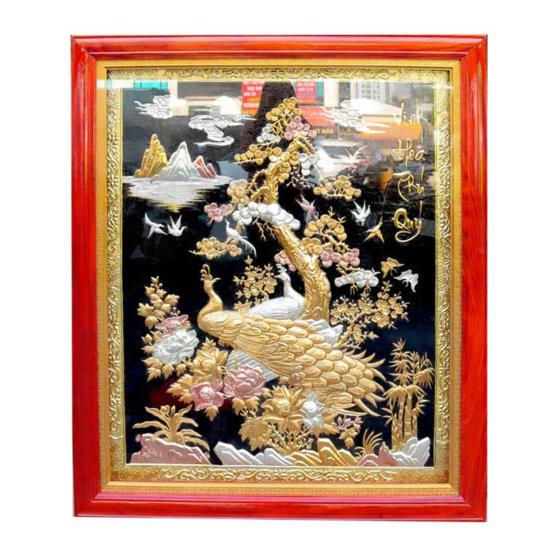 Tranh Vinh Hoa Phú Quý - Đồ Đồng Cao Cấp - Cửu Diệu Thiên - THN024