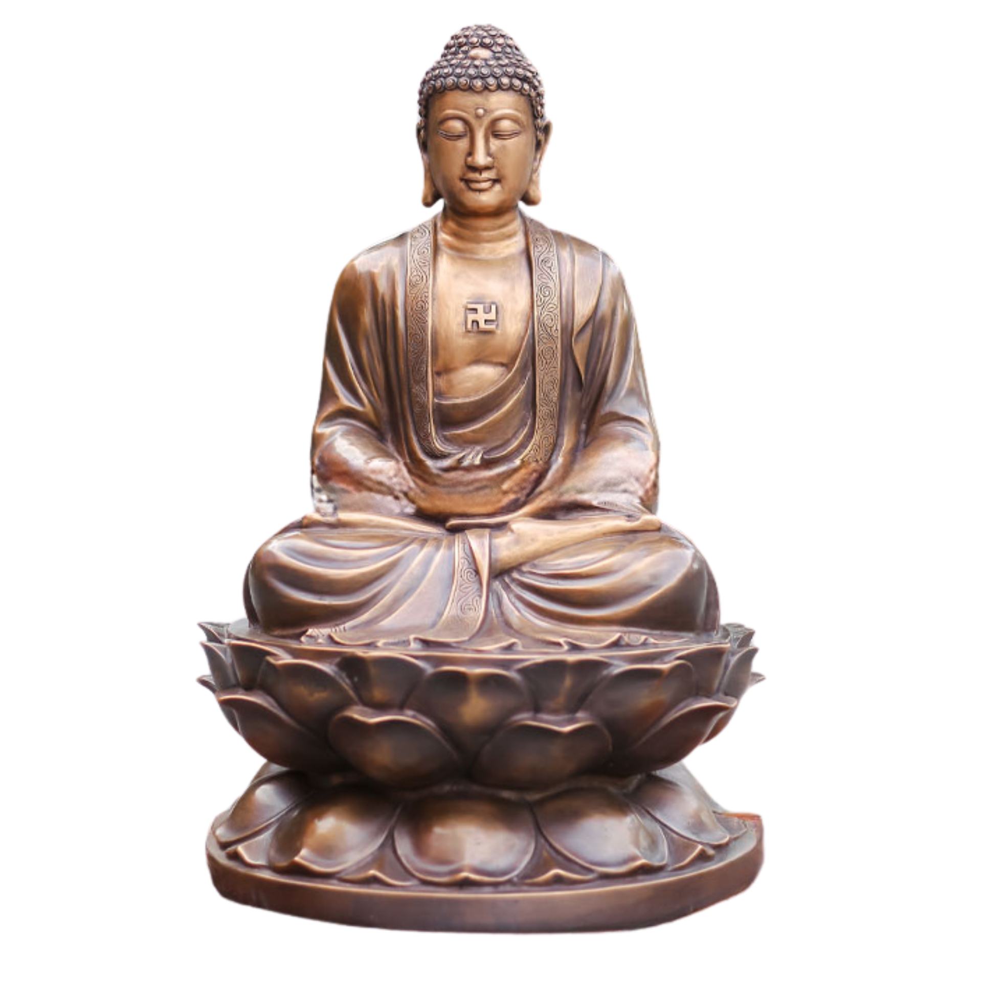Tượng Phật Thích Ca - Đồ Đồng Cao Cấp - Cửu Diệu Thiên - THN042