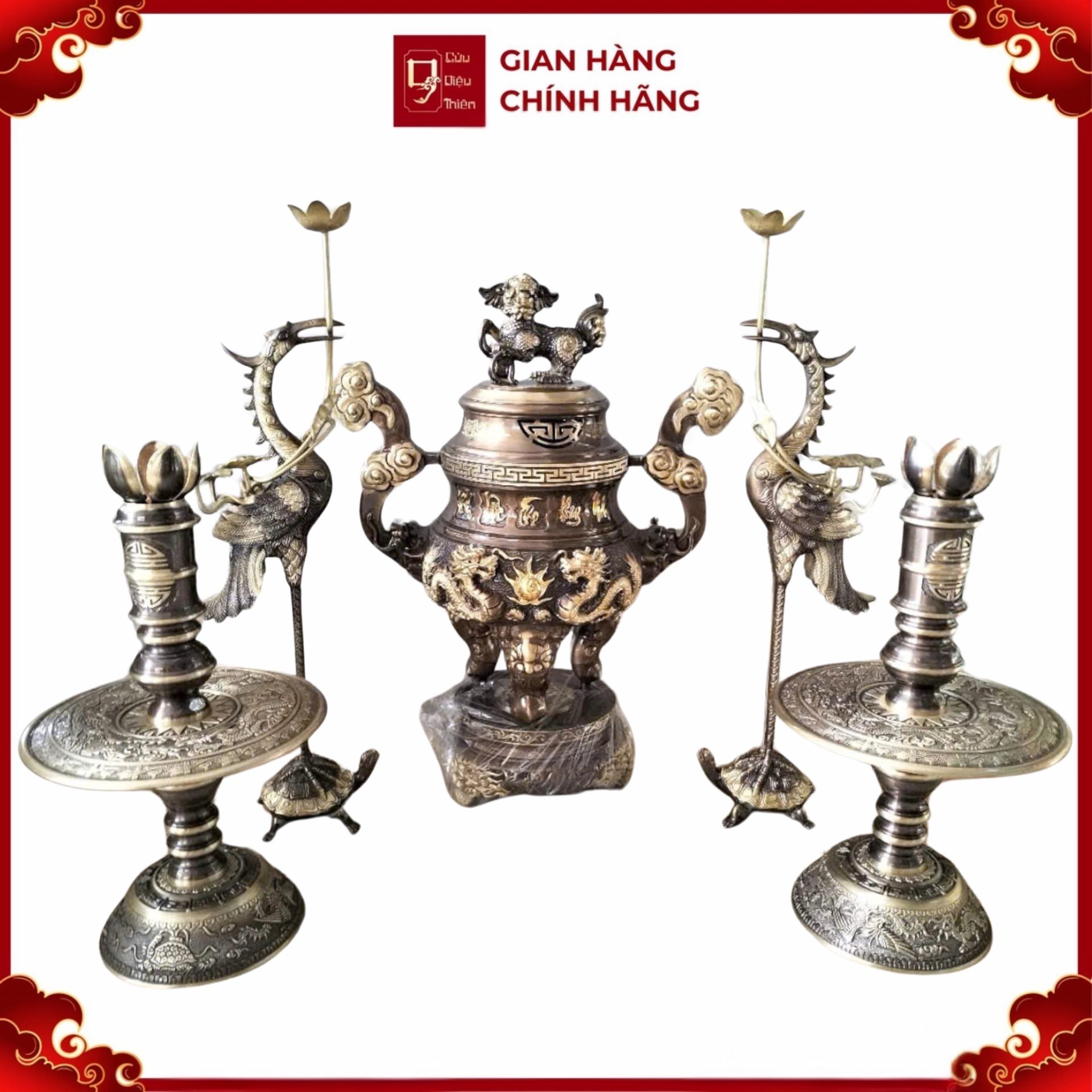 Bộ Ngũ Sự - Đồ Đồng Cao Cấp - Cửu Diệu Thiên - NS012