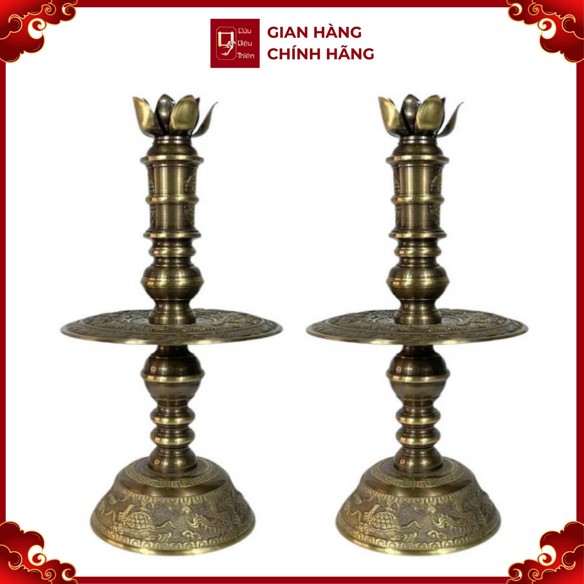 Đôi Chân Nến - Đồng Hun Giả Cổ - Cửu Diệu Thiên - HL005