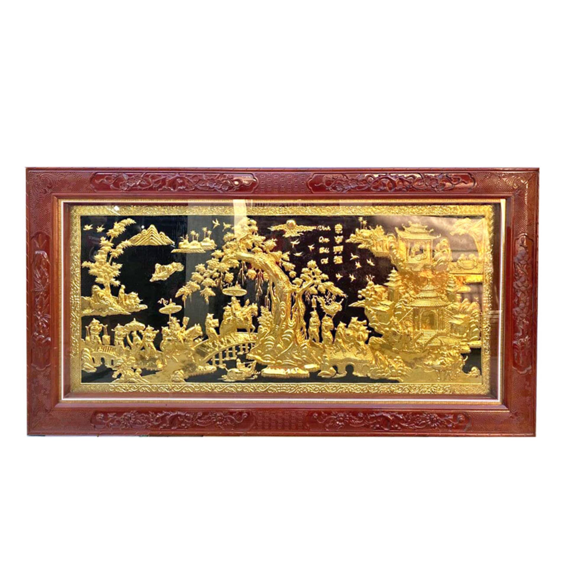 Tranh Vinh Quy Bái Tổ - Đồ Đồng Cao Cấp - Cửu Diệu Thiên - THN007