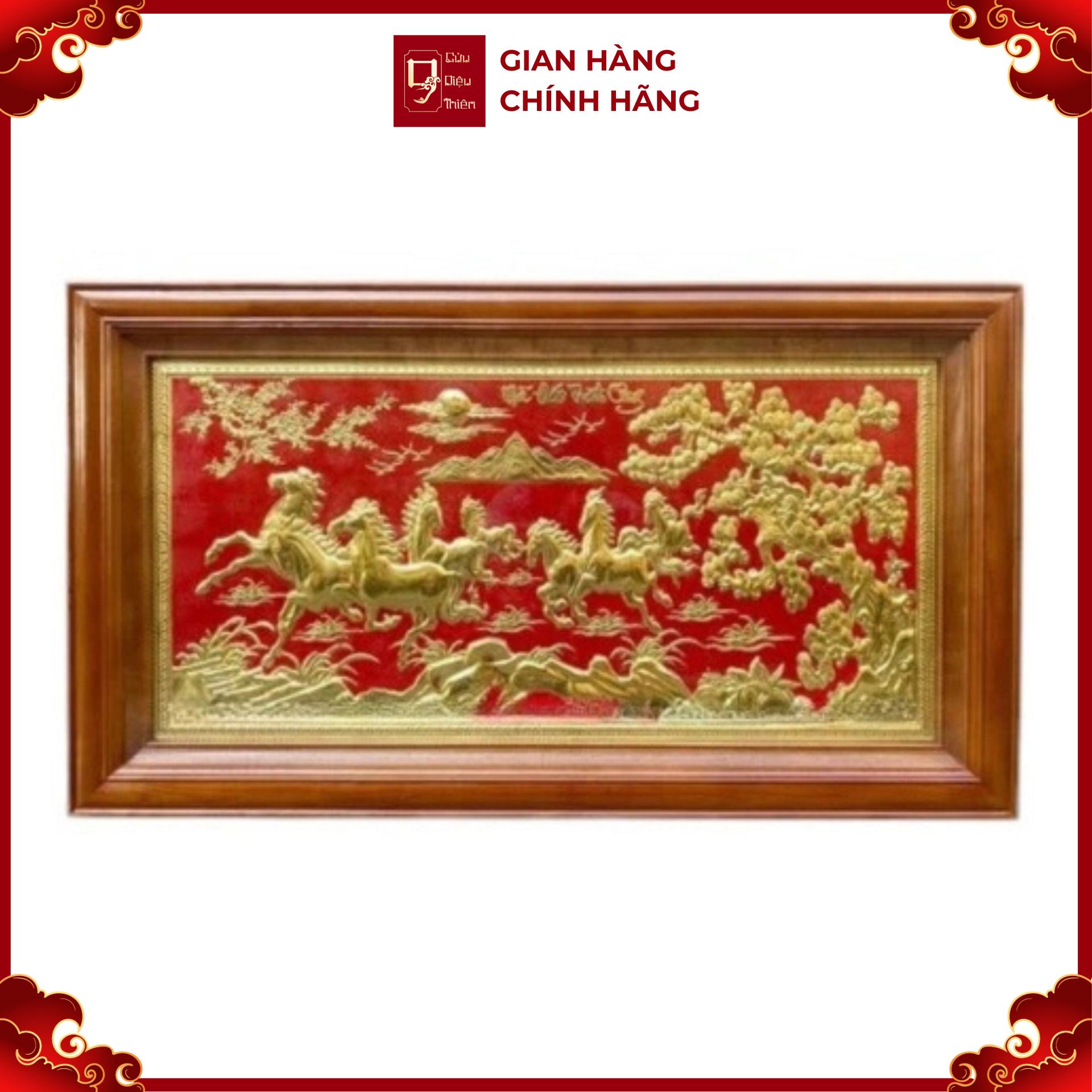Tranh Đồng Mã Đáo Thành Công ( 50x90cm ) - Cửu Diệu Thiên - MD0010