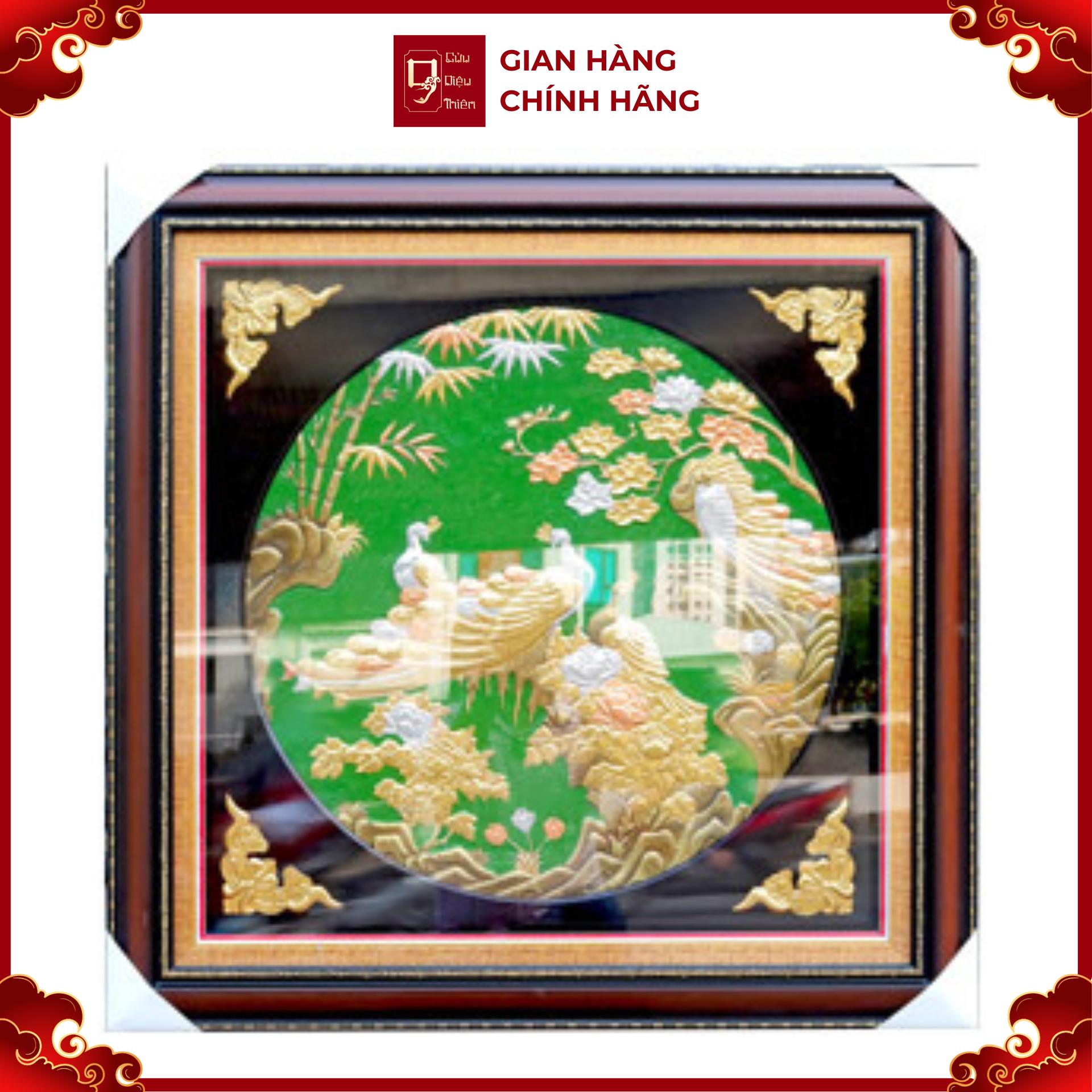 Tranh Công Mai - Đồ Đồng Cao Cấp - Cửu Diệu Thiên - THN393