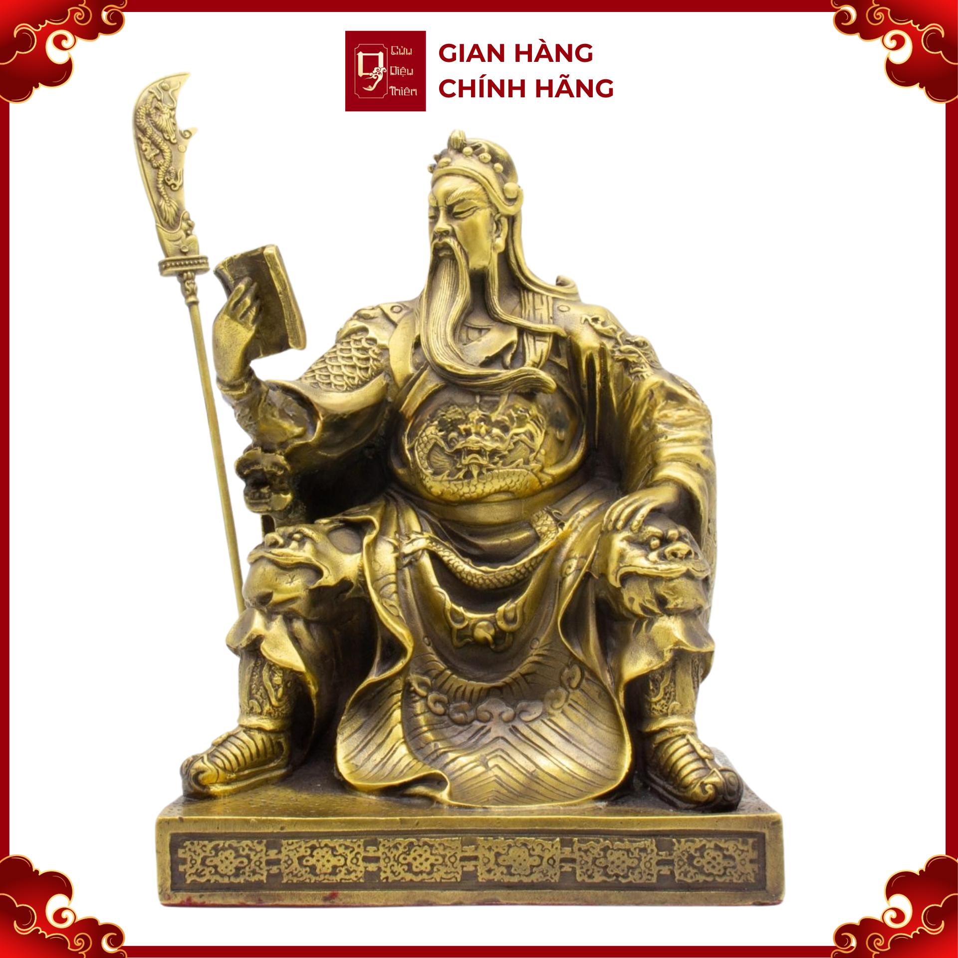Tượng Quan Công - Đồ Đồng Cao Cấp - Cửu Diệu Thiên - THN111
