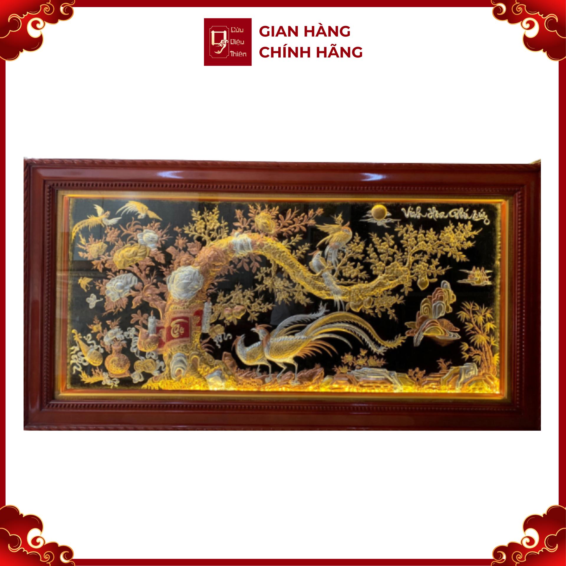 Tranh Vinh Hoa Phú Quý - Đồ Đồng Cao Cấp - Cửu Diệu Thiên - THN028