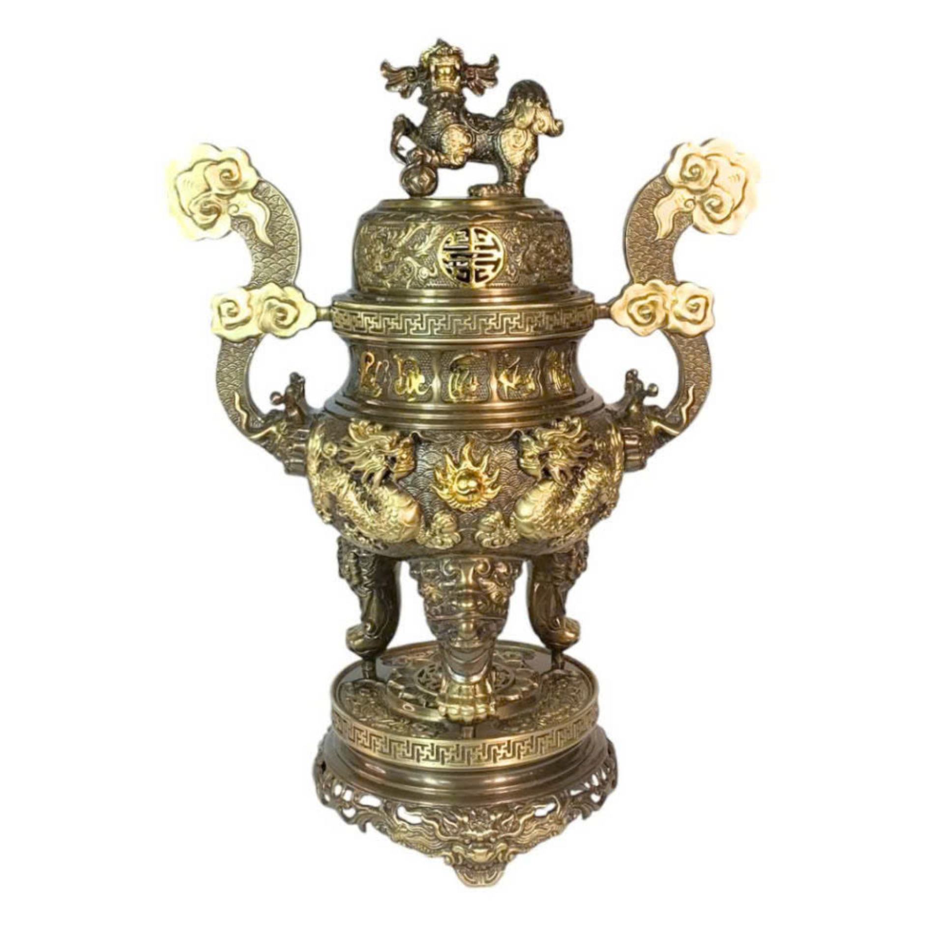 Đỉnh Đồng Phúc Lộc Thọ Khang Ninh - Đồ Đông Cao Cấp - Cửu Diệu Thiên - ZC004