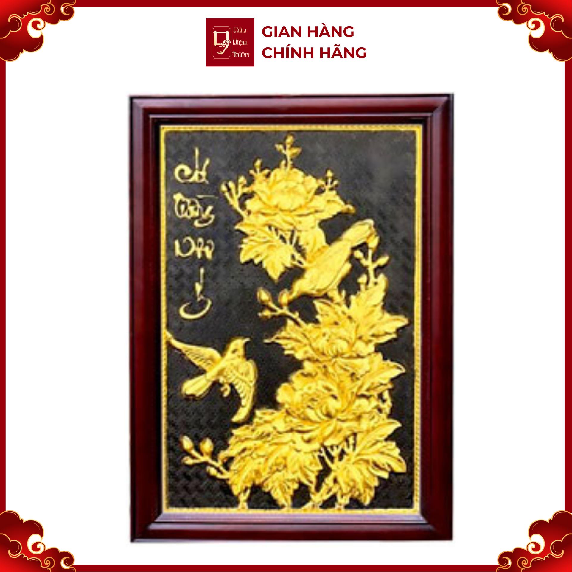 Tranh Công Mai - Đồ Đồng Cao Cấp - Cửu Diệu Thiên - THN395