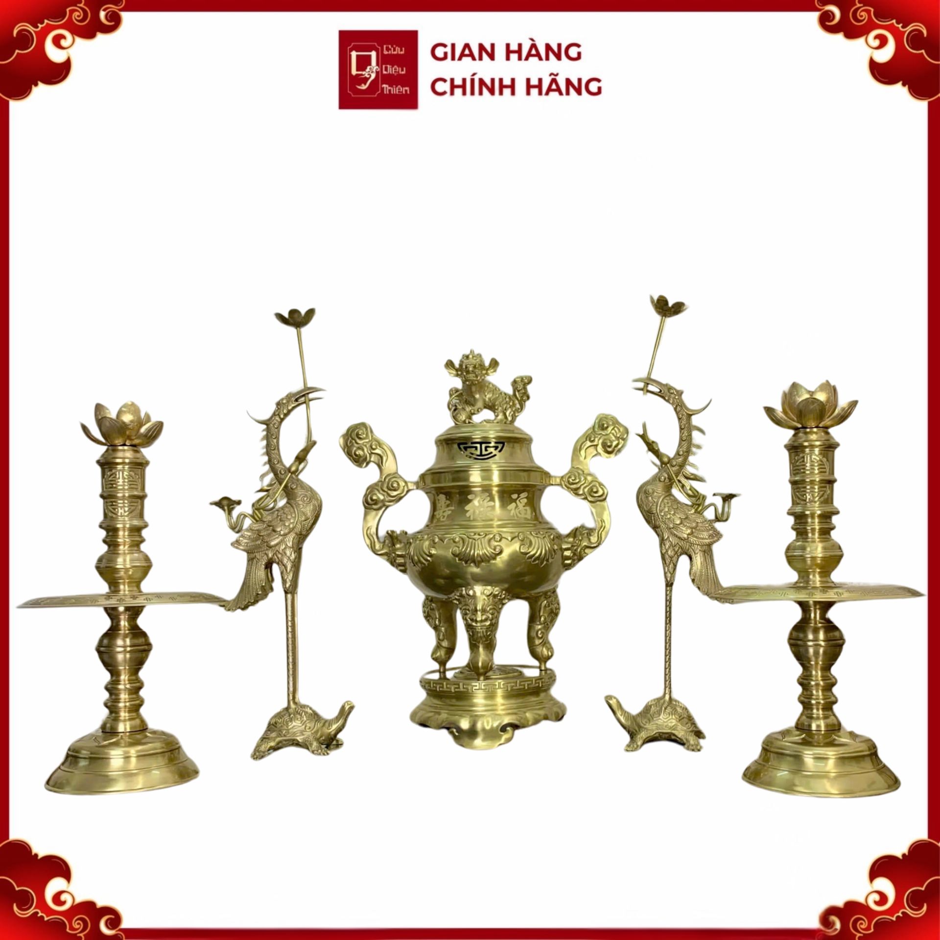 Bộ Ngũ Sự - Đồ Đồng Cao Cấp - Cửu Diệu Thiên - NS002