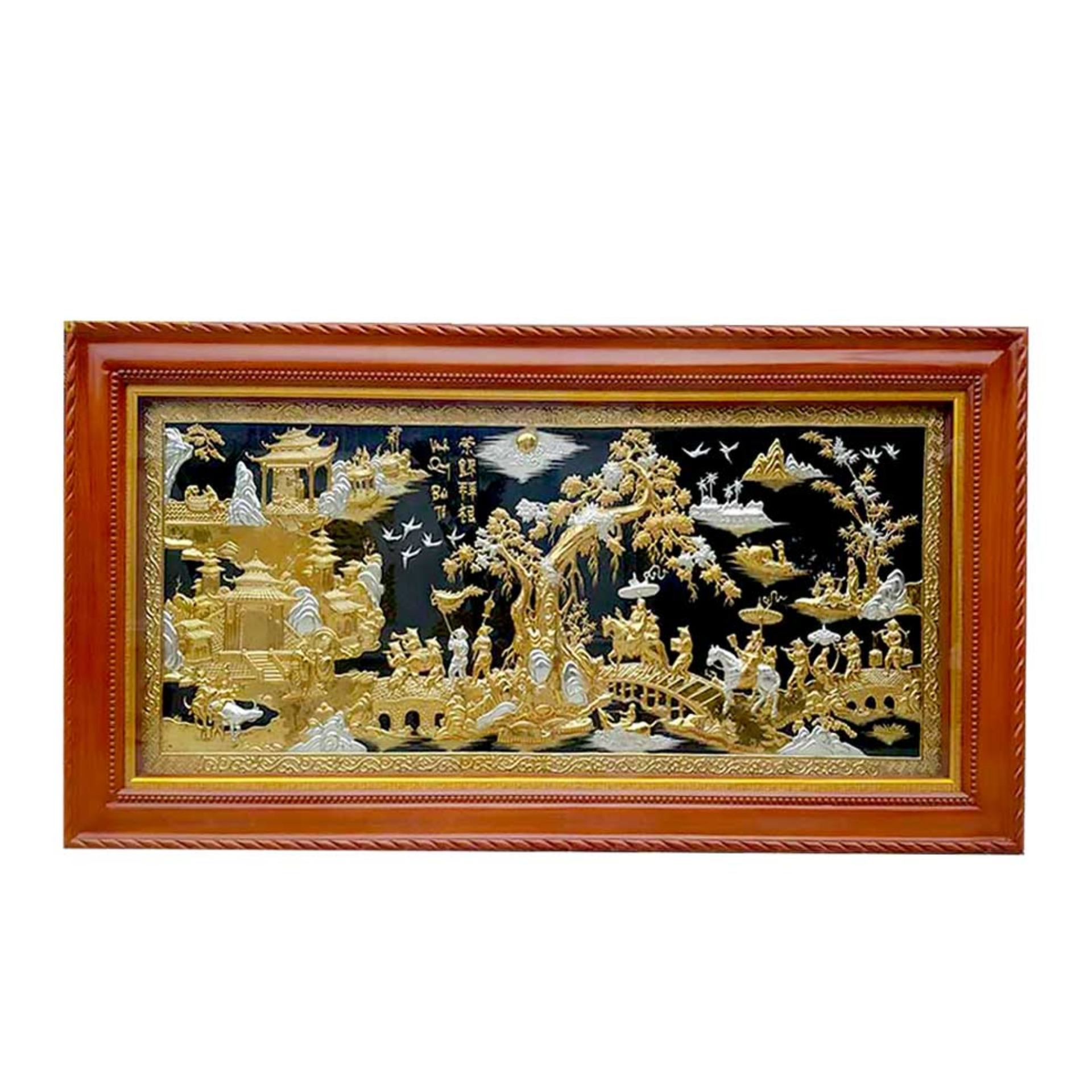 Tranh Vinh Quy Bái Tổ - Đồ Đồng Cao Cấp - Cửu Diệu Thiên - THN010