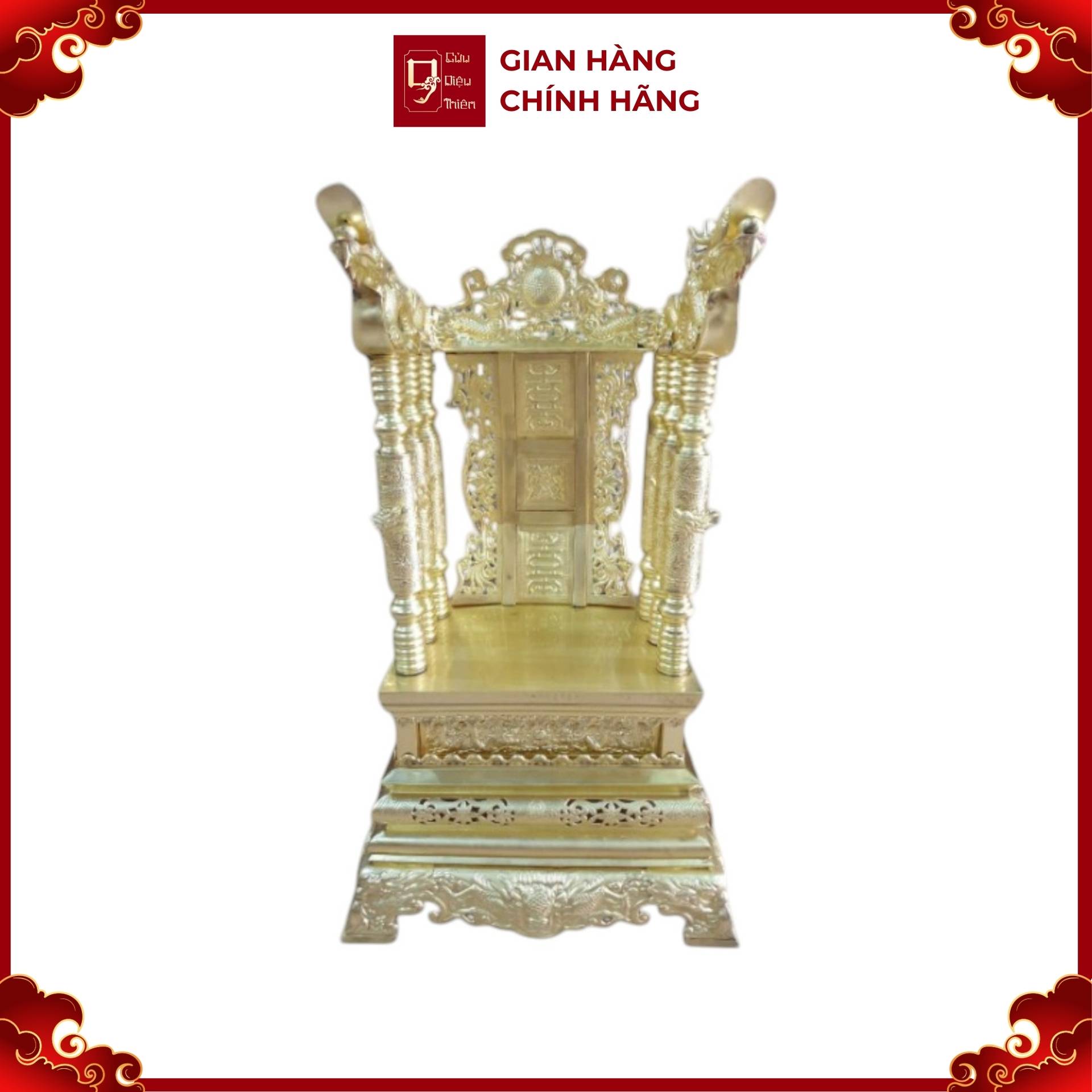 Ngài Thờ Đặt Gia Tiên - Đồ Đồng Cao Cấp - Cửu Diệu Thiên - THN301
