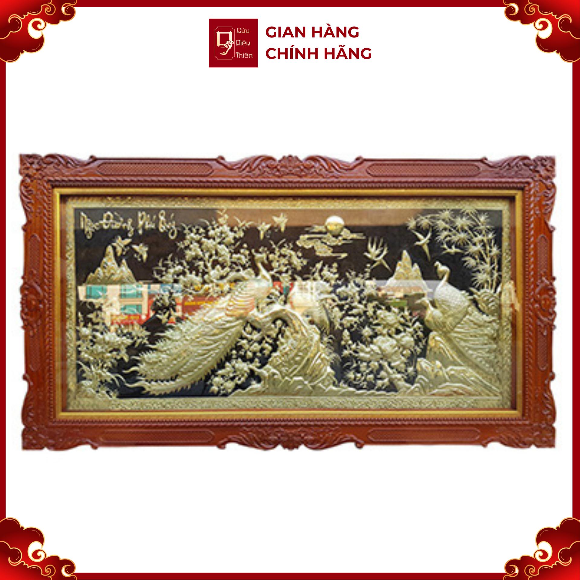 Tranh Công Mai - Đồ Đồng Cao Cấp - Cửu Diệu Thiên - THN387