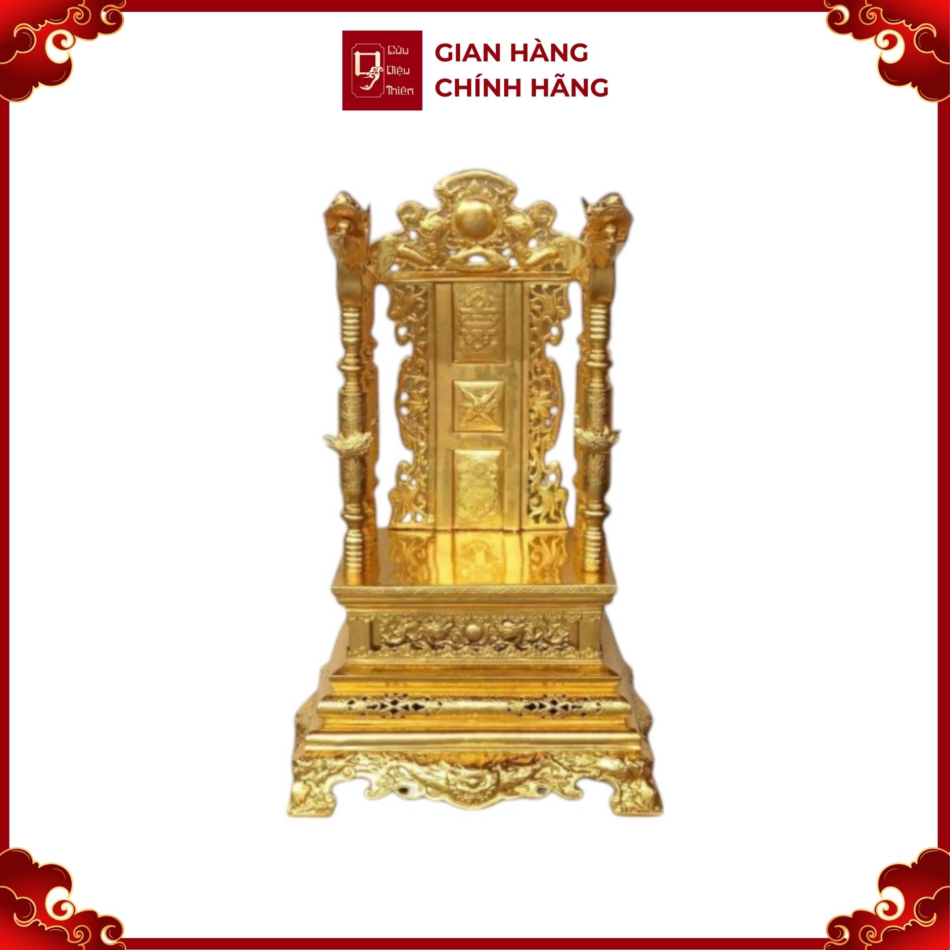 Ngài Thờ Đặt Gia Tiên - Đồ Đồng Cao Cấp - Cửu Diệu Thiên - THN325