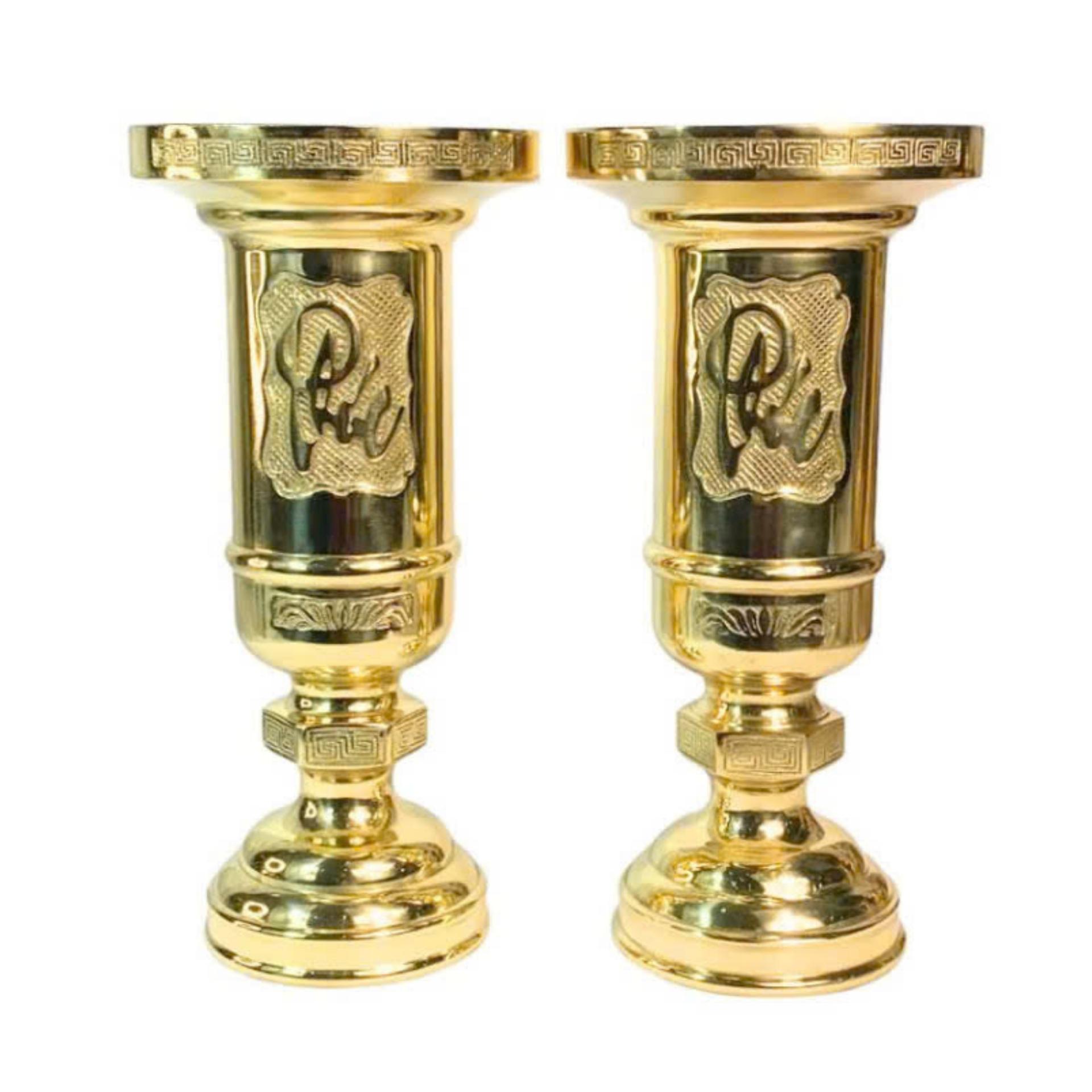 Ống Đựng Hương Chữ Phúc - Đồ Đồng Cao Cấp - Cửu Diệu Thiên - DF002