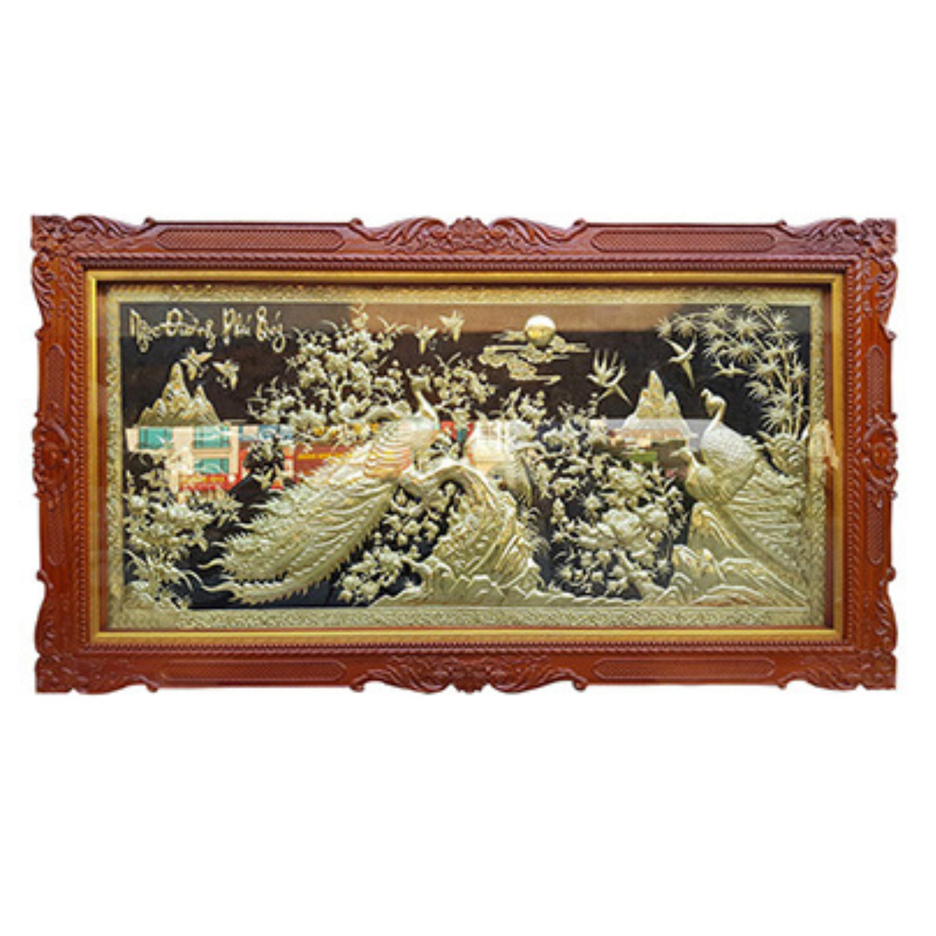 Tranh Công Mai - Đồ Đồng Cao Cấp - Cửu Diệu Thiên - THN387